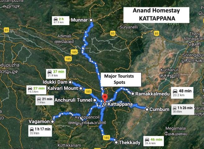 Anand Homestay Kattappana Extérieur photo